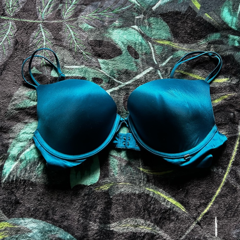 Victoria’s Secret Blue Silk Bra